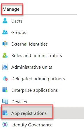 App Registration - New Registration