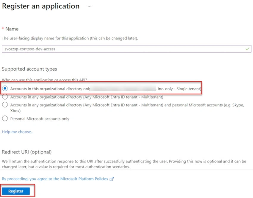 Register an Application