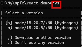 NVS installed