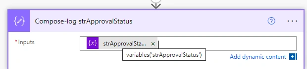 Compose log