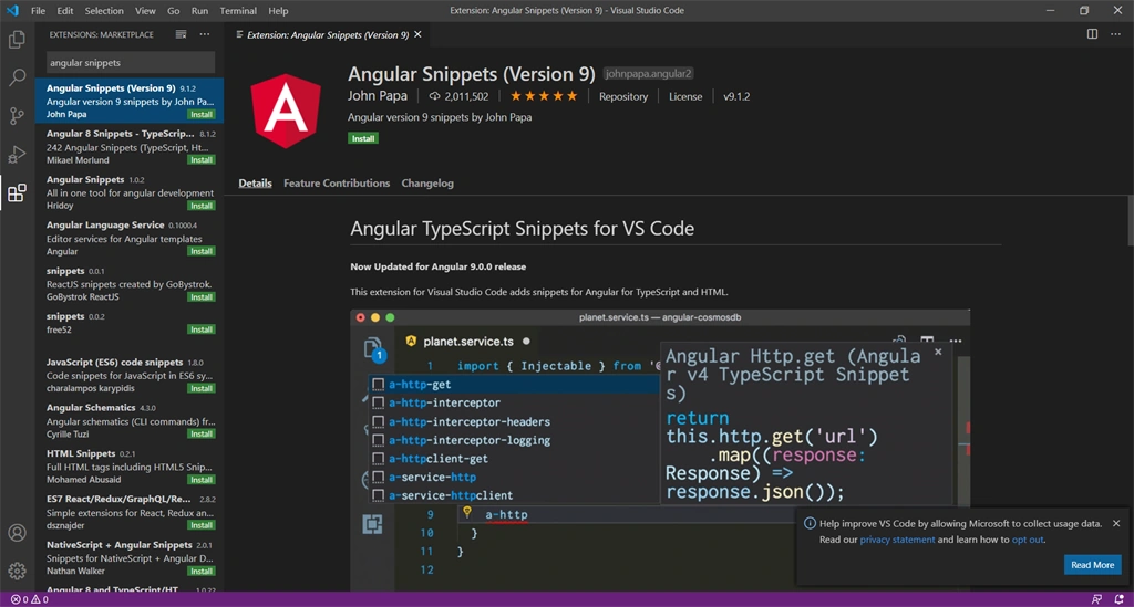 Setting Up VS code For Angular