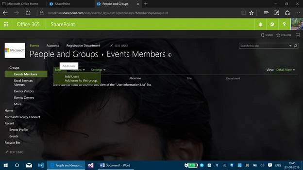 New and Add Users