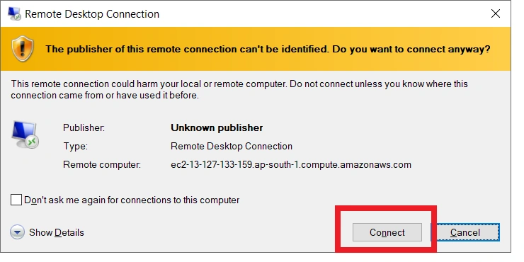 Setup Amazon EC2 Windows Instance