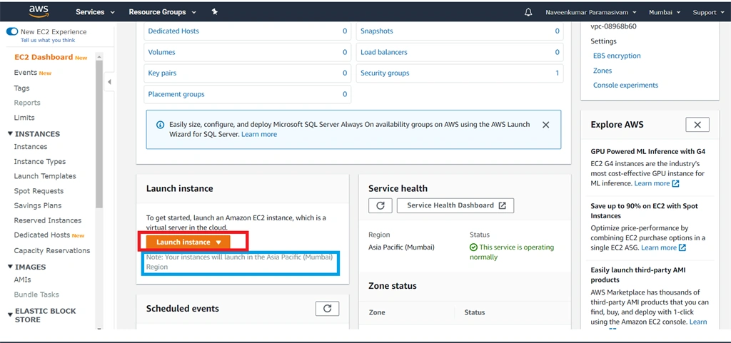 Setup Amazon EC2 Windows Instance