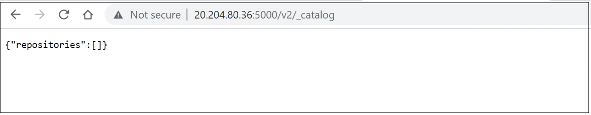 setup a basic private docker registry