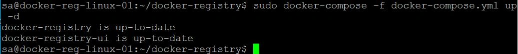 setup a basic private docker registry