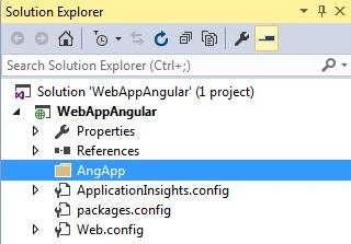 Solution explorer