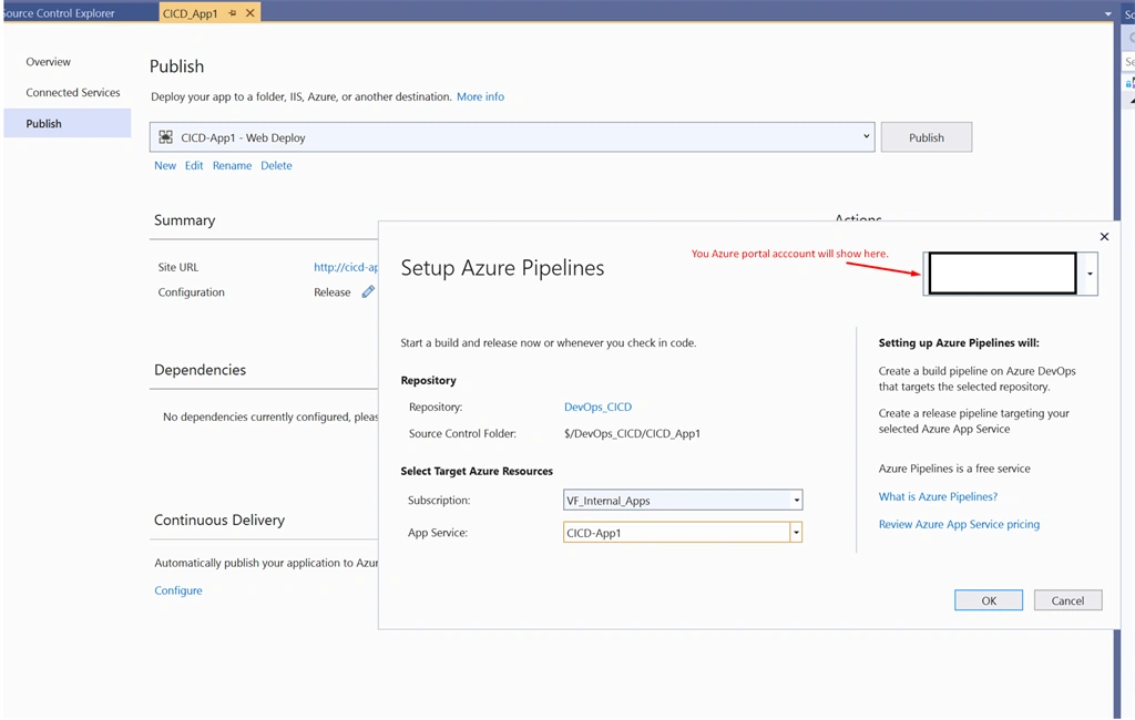 Setup Azure Pipeline