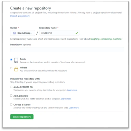Setup GitHub With .Net Project