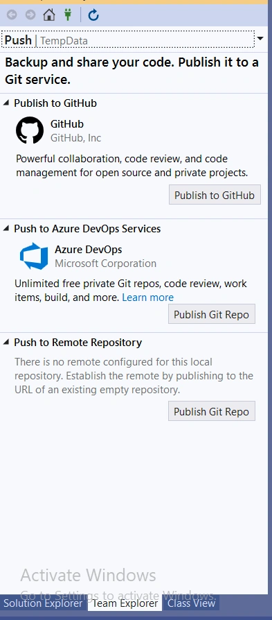 Setup GitHub With .Net Project