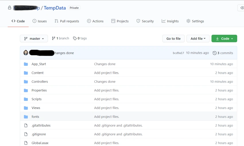 Setup GitHub With .Net Project