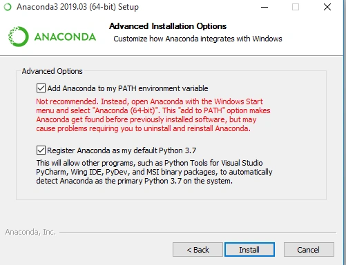 Setup Python Environment For Data Science