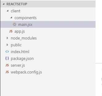 React