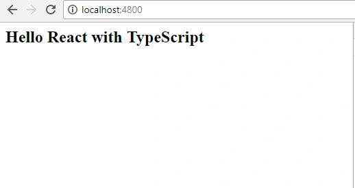 React