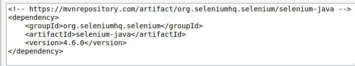 selenium Test Automation project using Java