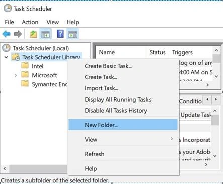 Setup Task Scheduler To Run Application