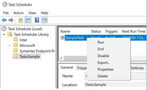 Setup Task Scheduler To Run Application
