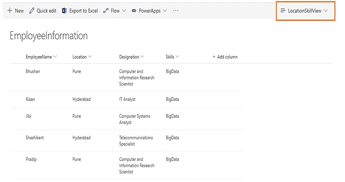 SharePoint 2013 - Creating Views On The Fly