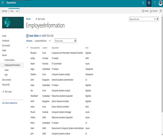SharePoint 2013 - Creating Views On The Fly