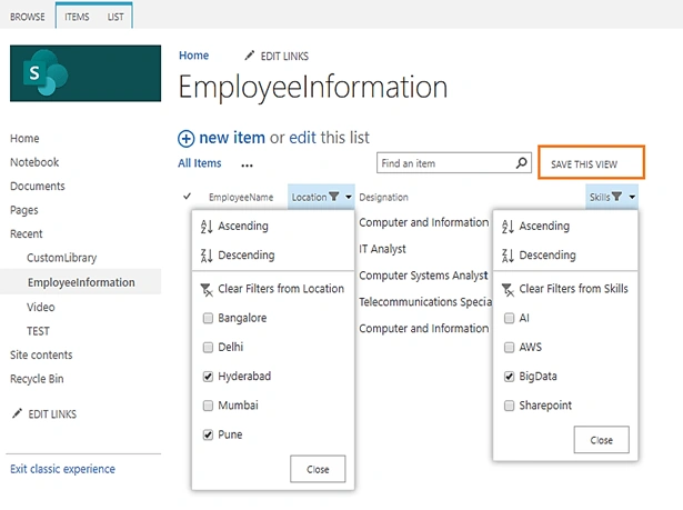 SharePoint 2013 - Creating Views On The Fly