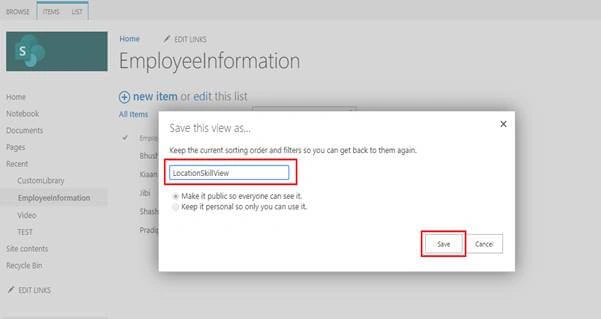 SharePoint 2013 - Creating Views On The Fly