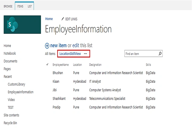 SharePoint 2013 - Creating Views On The Fly