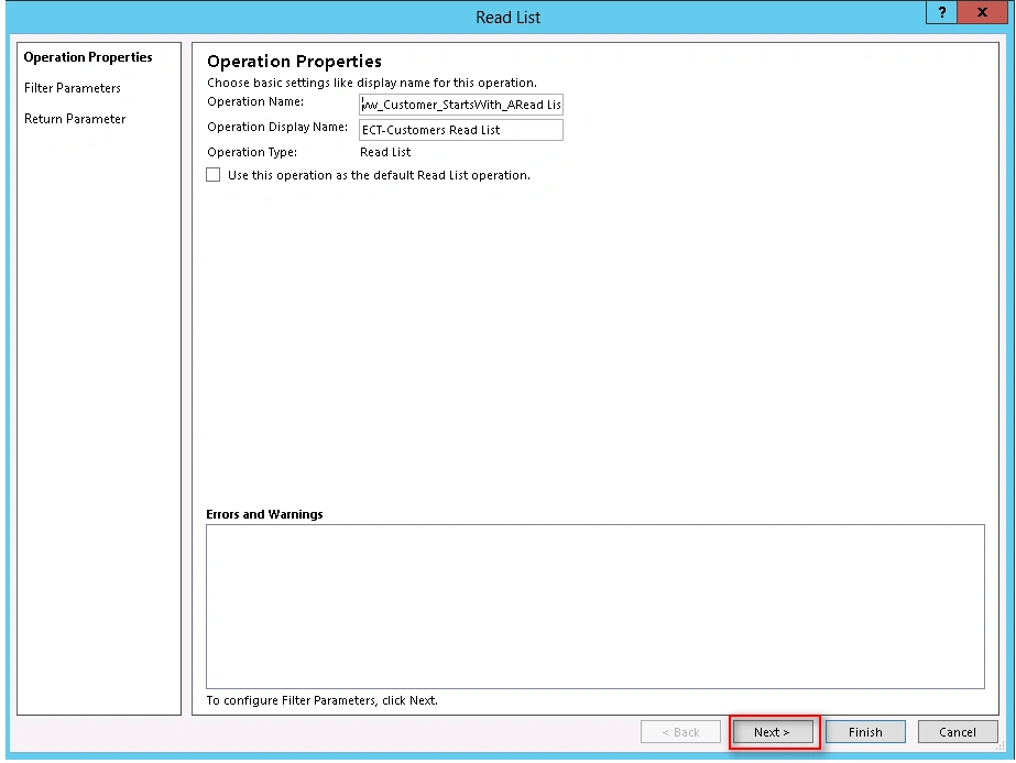 configure