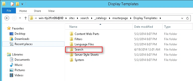 Search Folder