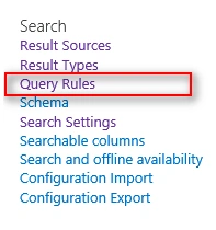 Query Rules