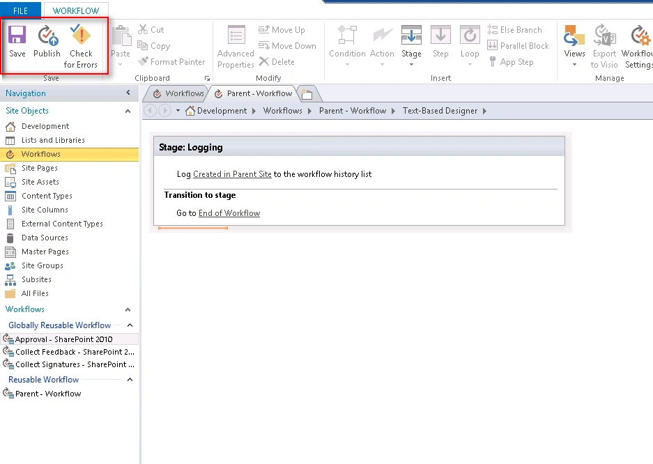 workflows