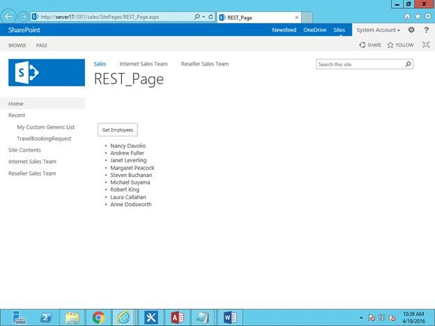list