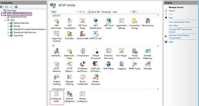 Connection Pane