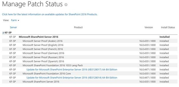 Manage Patch