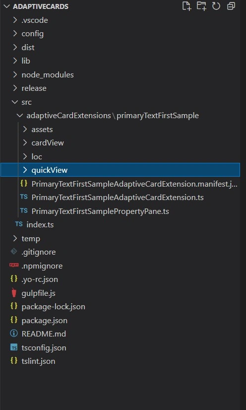 SharePoint Adaptive Cards Extension SPFx to extend Viva Connection