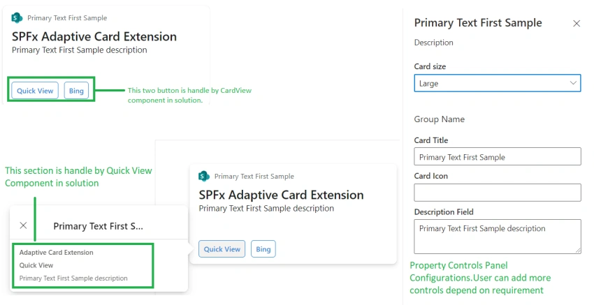SharePoint Adaptive Cards Extension SPFx to extend Viva Connection