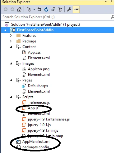 Add-in structure in visual studio