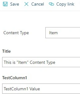 Content type
