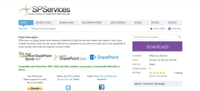 SPServices