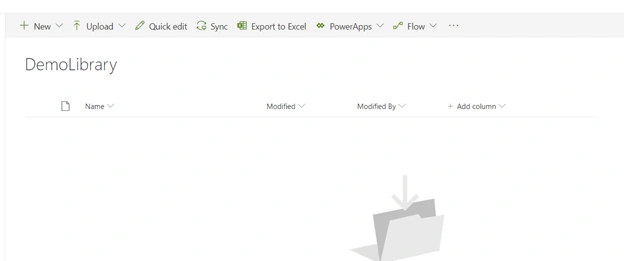 SharePoint Folder Operations Demo Using PnP JS In React Based SPFx Webpart