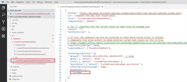 SharePoint Framework - Build Custom Controls For Web Part Property Pane