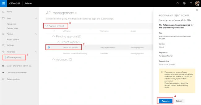 SharePoint Framework - Call Azure AD Secured Function