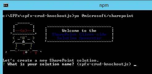 SharePoint Framework - CRUD operations using Knockout JS