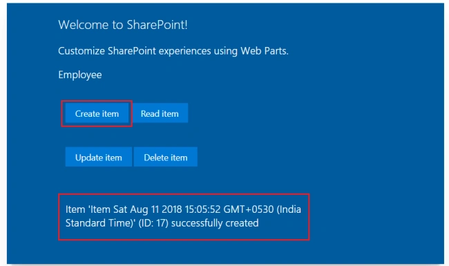 SharePoint Framework - CRUD operations using Knockout JS