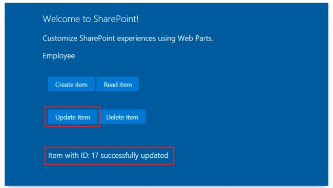 SharePoint Framework - CRUD operations using Knockout JS