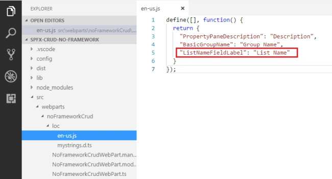 CRUD operations using No Framework