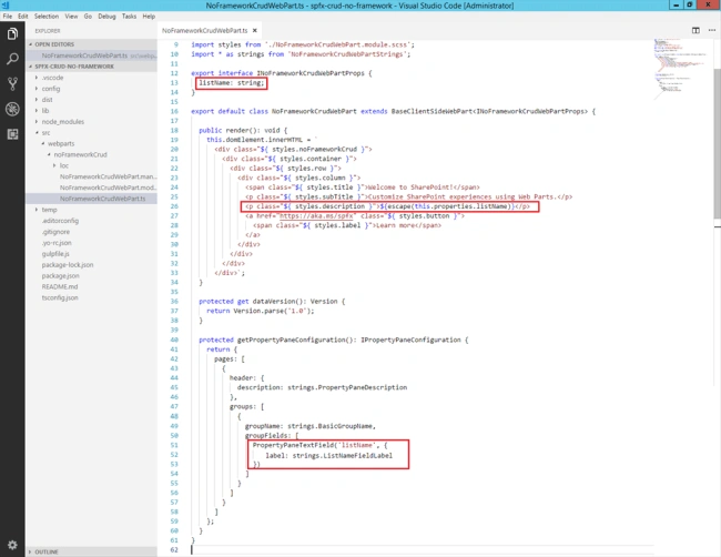 CRUD operations using No Framework