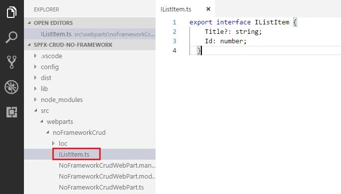 CRUD operations using No Framework