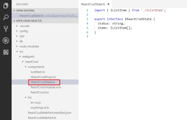 SharePoint Framework CRUD Operations Using ReactJS
