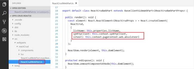 SharePoint Framework CRUD Operations Using ReactJS