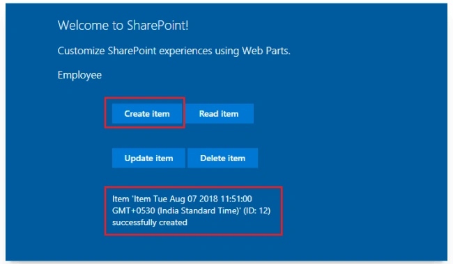 SharePoint Framework CRUD Operations Using ReactJS